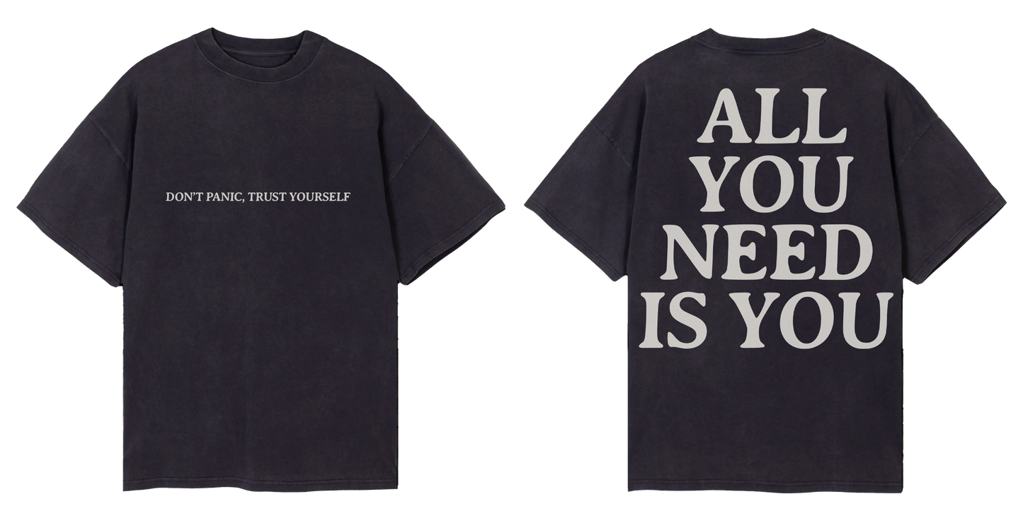 [Pre-Order] VINTAGE BLACK ALL YOU NEED TEE